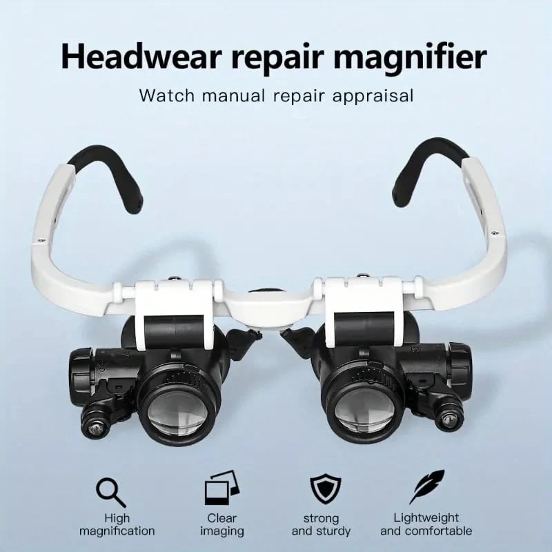 MagnifyPro - 8x-23x LED Magnifying Headband