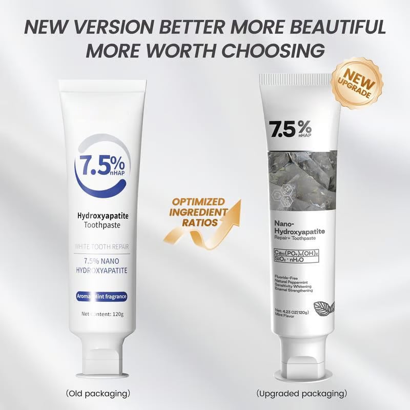 EnamelGlow – Hydroxyapatite Whitening Toothpaste