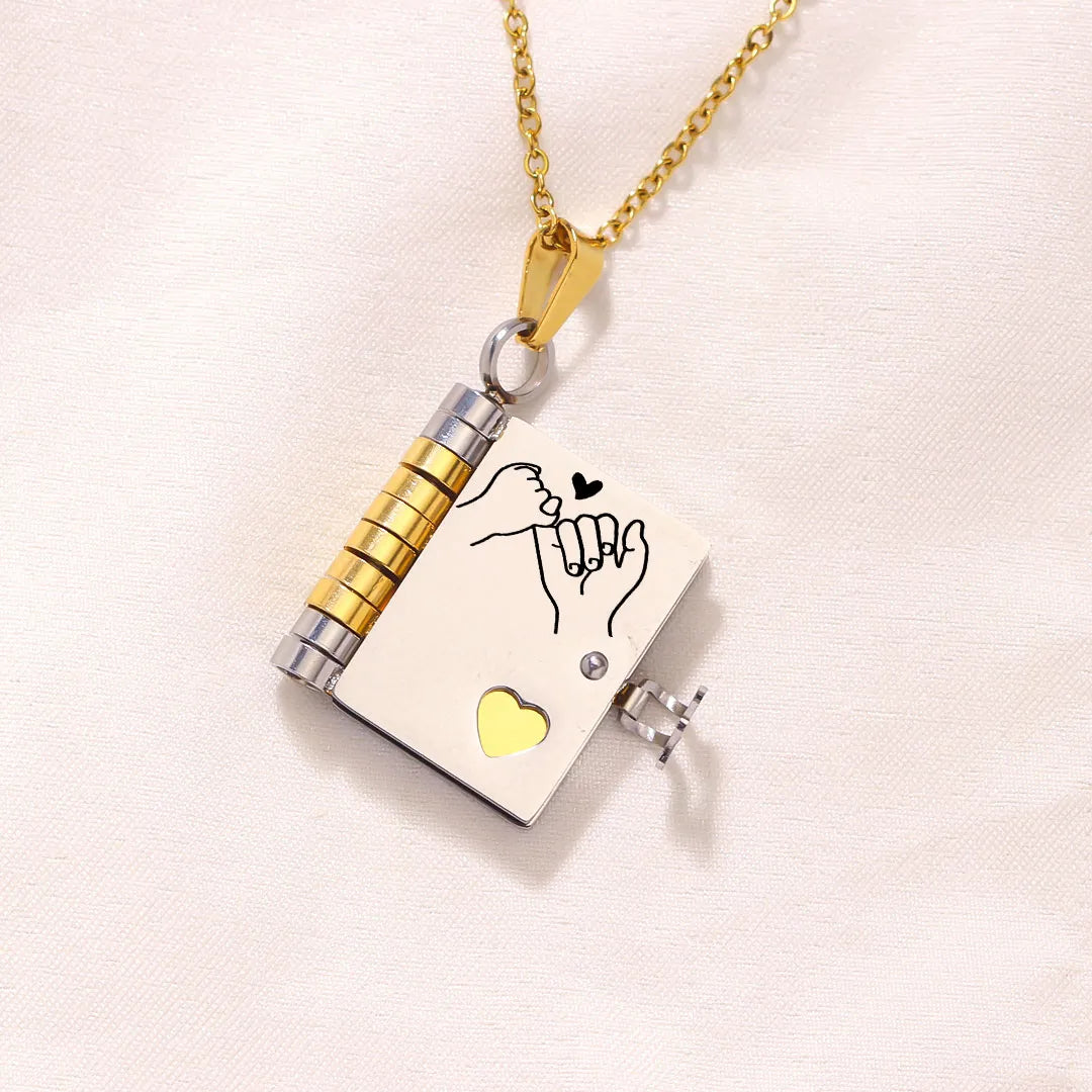 LoveChapter – Sentimental Book Necklace for Daughter