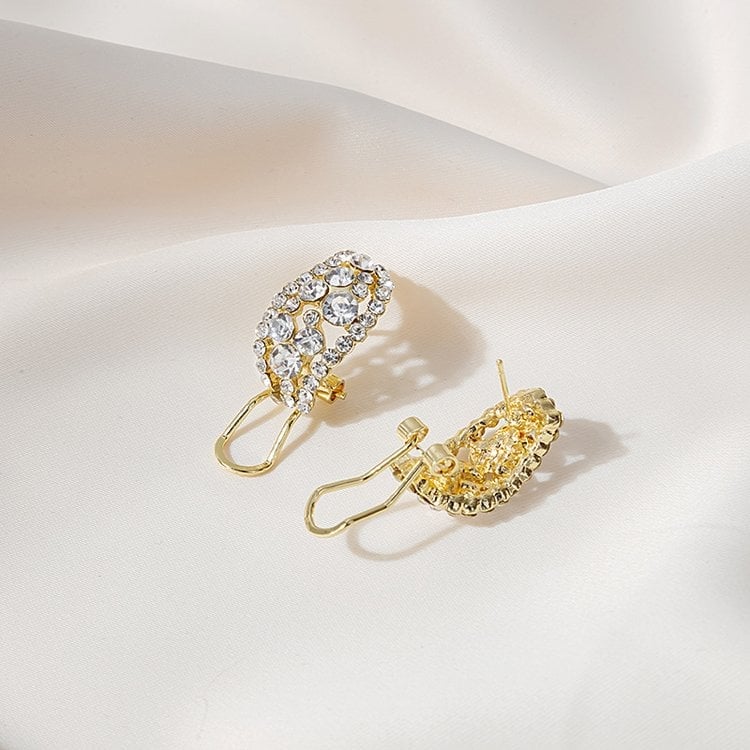 EternaGlint – Sparkling Lab Diamond Hoops