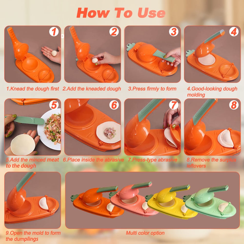 DoughPerfect – 2-in-1 Dumpling Maker