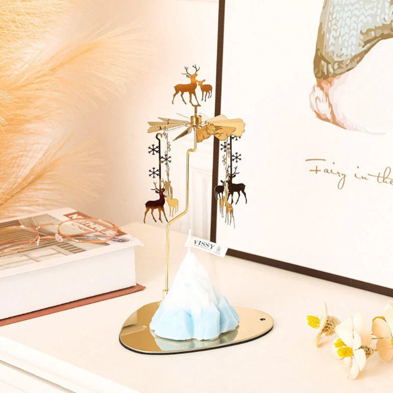 GlowSpin – Rotating Candle Holder