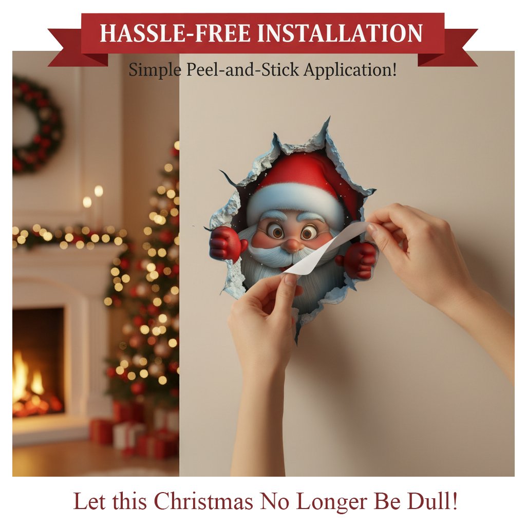 FestiveGlow – Christmas Wall Sticker Set