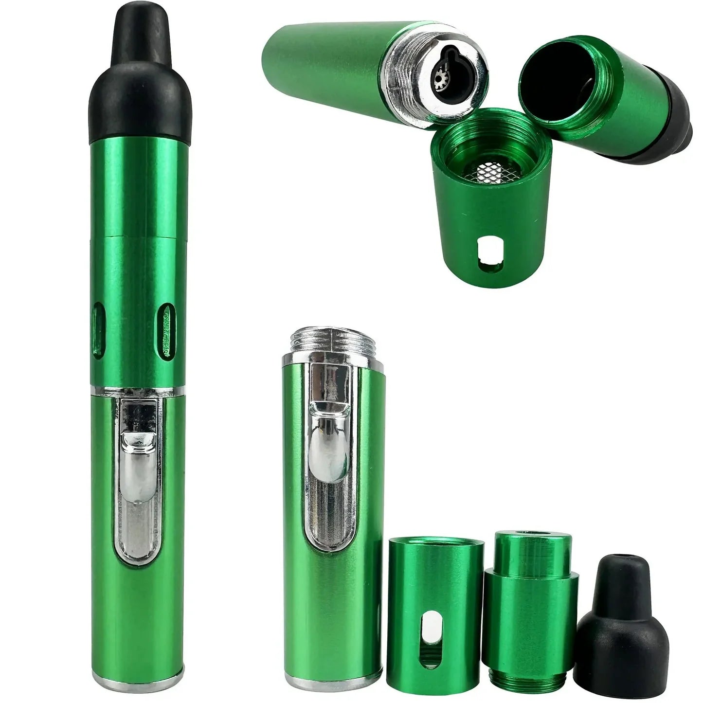 FlameCraft – Windproof Butane Pipe Lighter