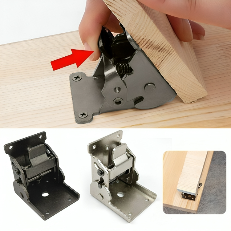 LockFold – Self Locking Folding Steel Furniture Hinges
