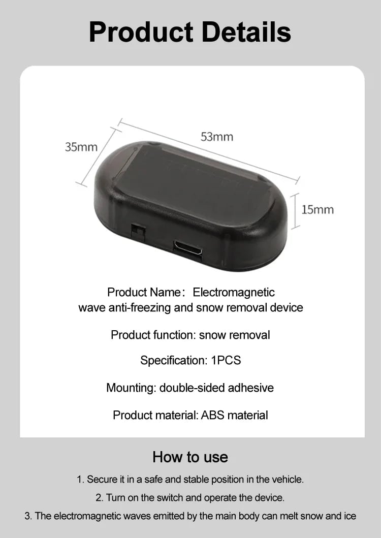 IceBuster - Automatic Electromagnetic Defrost Tool