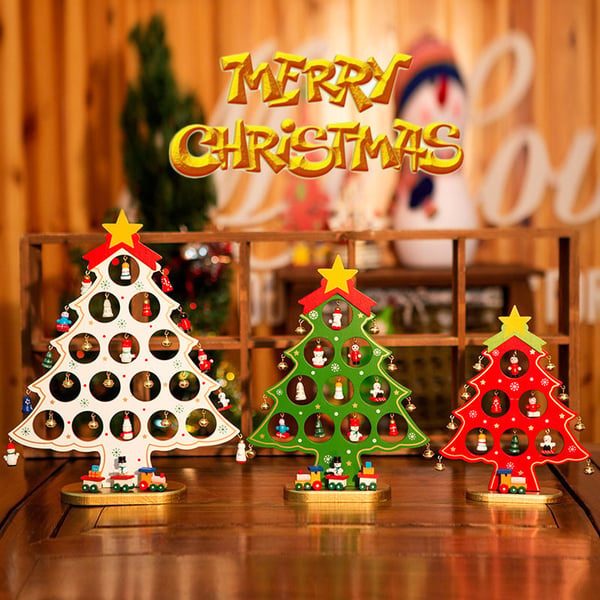 FestiveCraft – DIY Wooden Christmas Tree Decoration Set