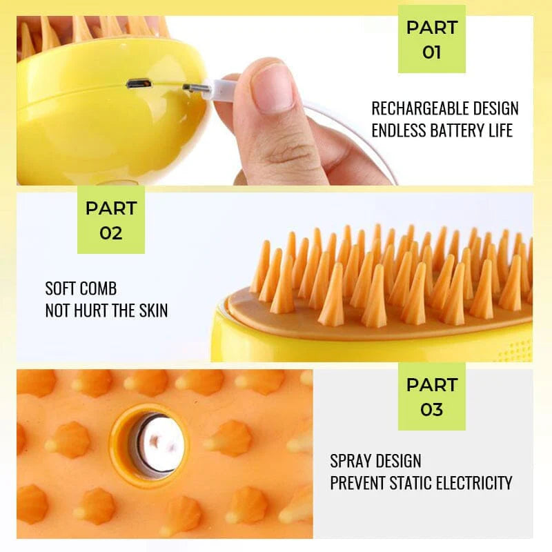 AirMist – Floating Spray Hair Comb