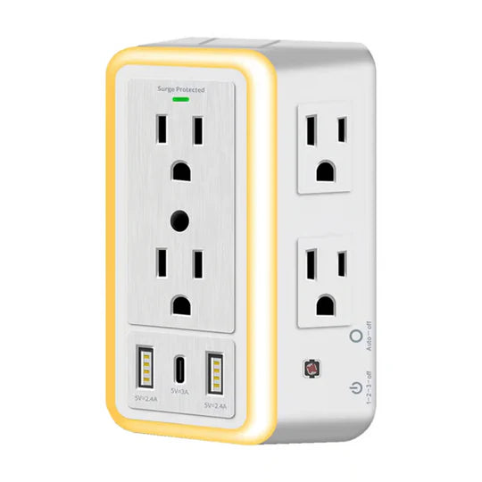 PowerHub |  9-IN-1 Multi Plug Surge Protector Outlet
