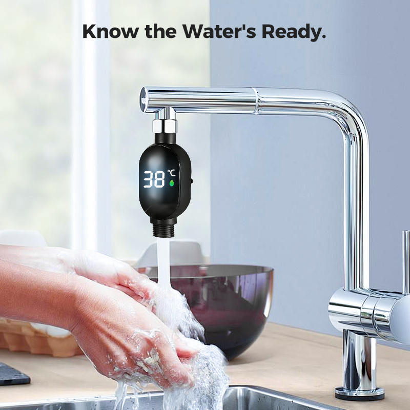 ThermoFlow – Waterproof Shower Thermometer with Real-Time Temperature