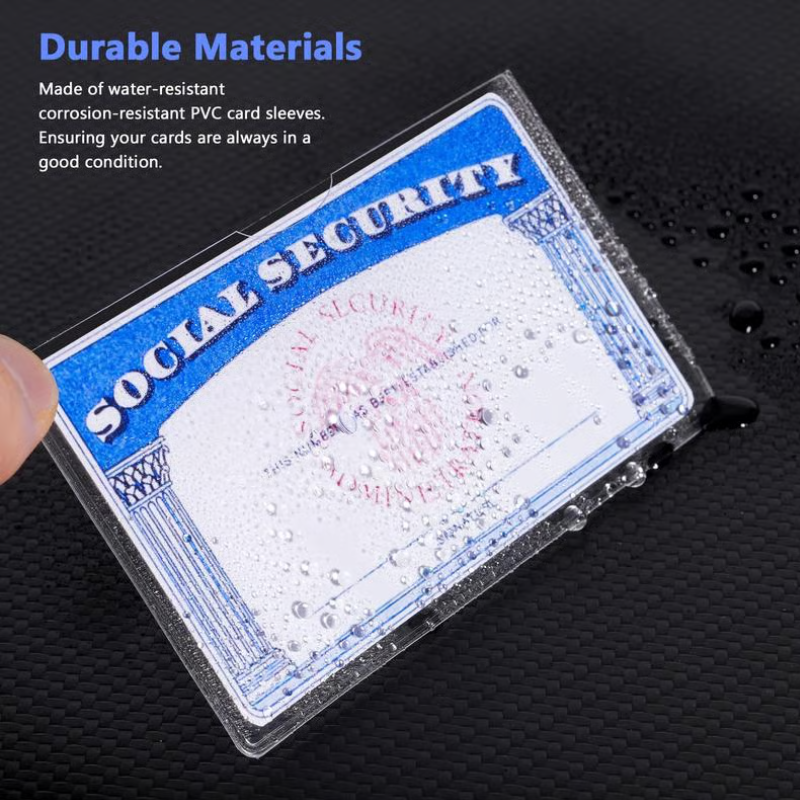 ClearGuard – Premium Social Security Card Protector Sleeves