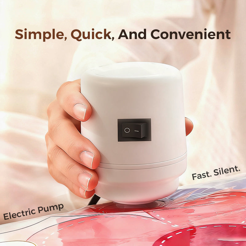 AeroSeal – Space-Saving Vacuum Storage Bags with Electric Pump