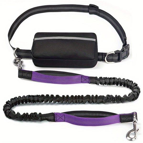 LeashEase – Zipper Pouch Running Dog Leash