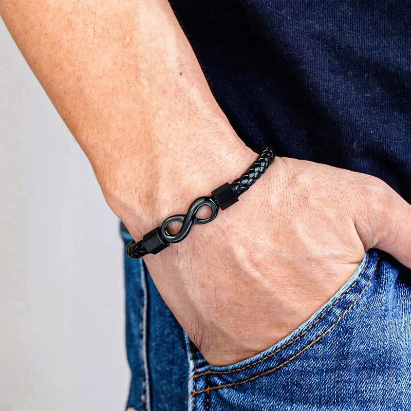 EternaWeave – Ceramic Infinity Bracelet