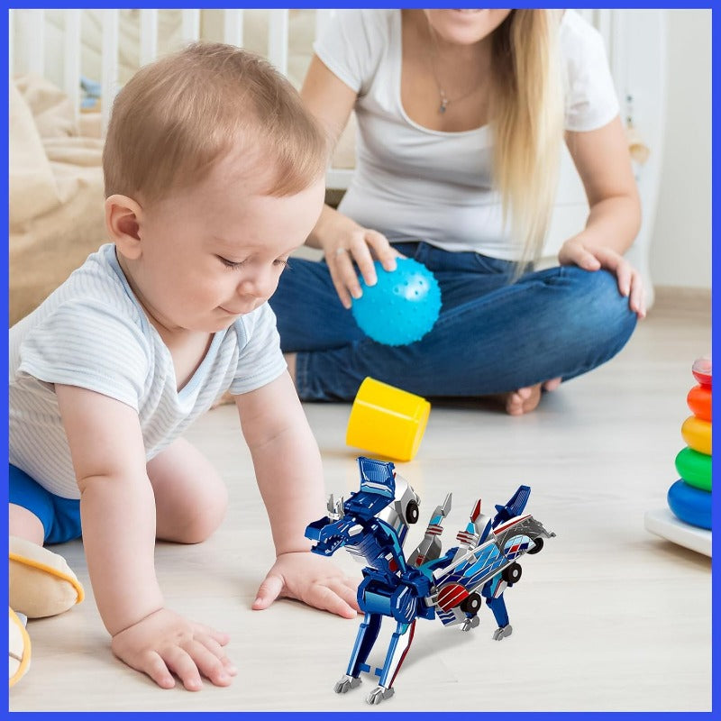 DinoRacer – 2-in-1 Transforming Race Car Toy