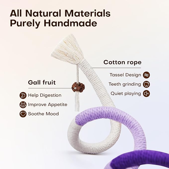 KittyTwist – Durable Cat Rope Toy