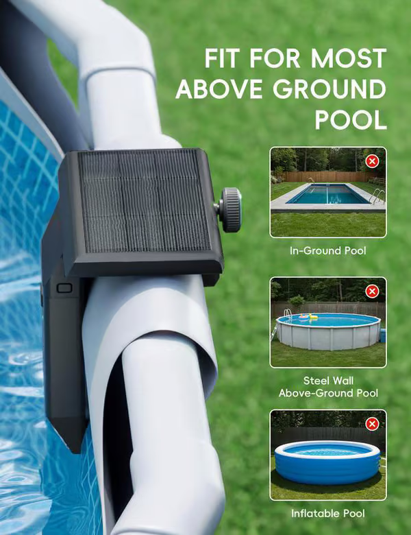 AquaGlow – Poolside Solar Lights for Stunning Night Ambiance