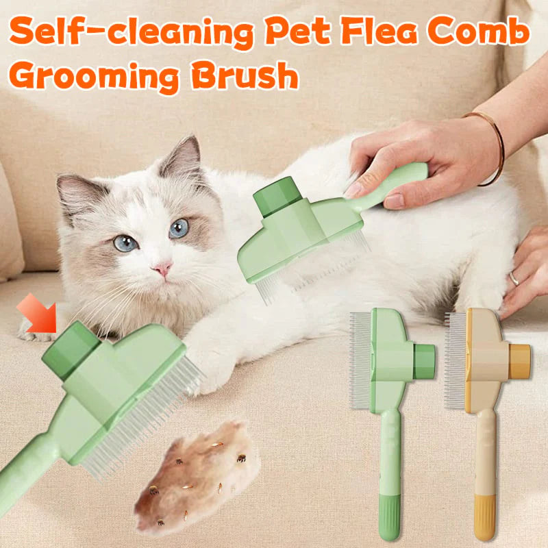 PawPure – Anti Flea Self-Cleaning Grooming Comb