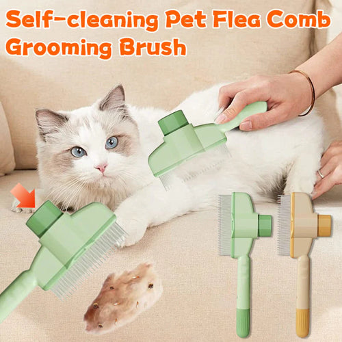 PawPure – Anti Flea Self-Cleaning Grooming Comb