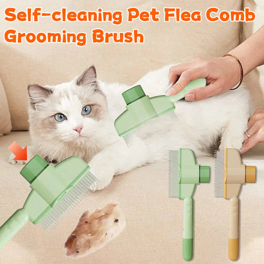 PawPure – Anti Flea Self-Cleaning Grooming Comb