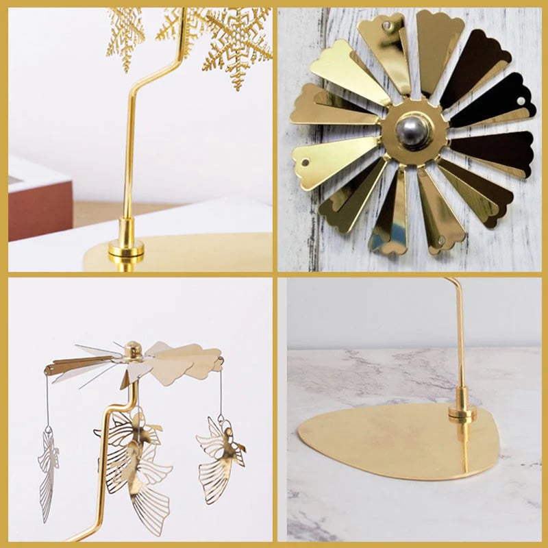 GlowSpin – Rotating Candle Holder
