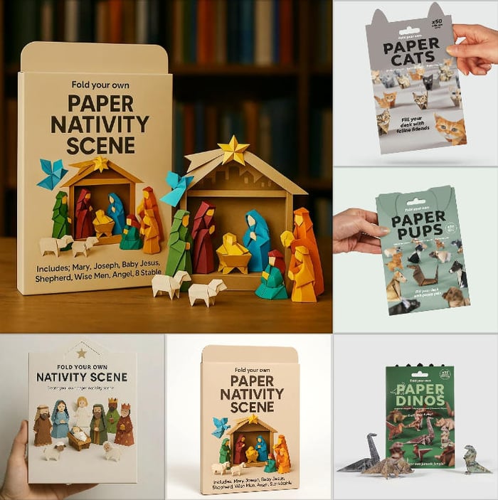 FaithFold – Handmade Nativity Scene Kit