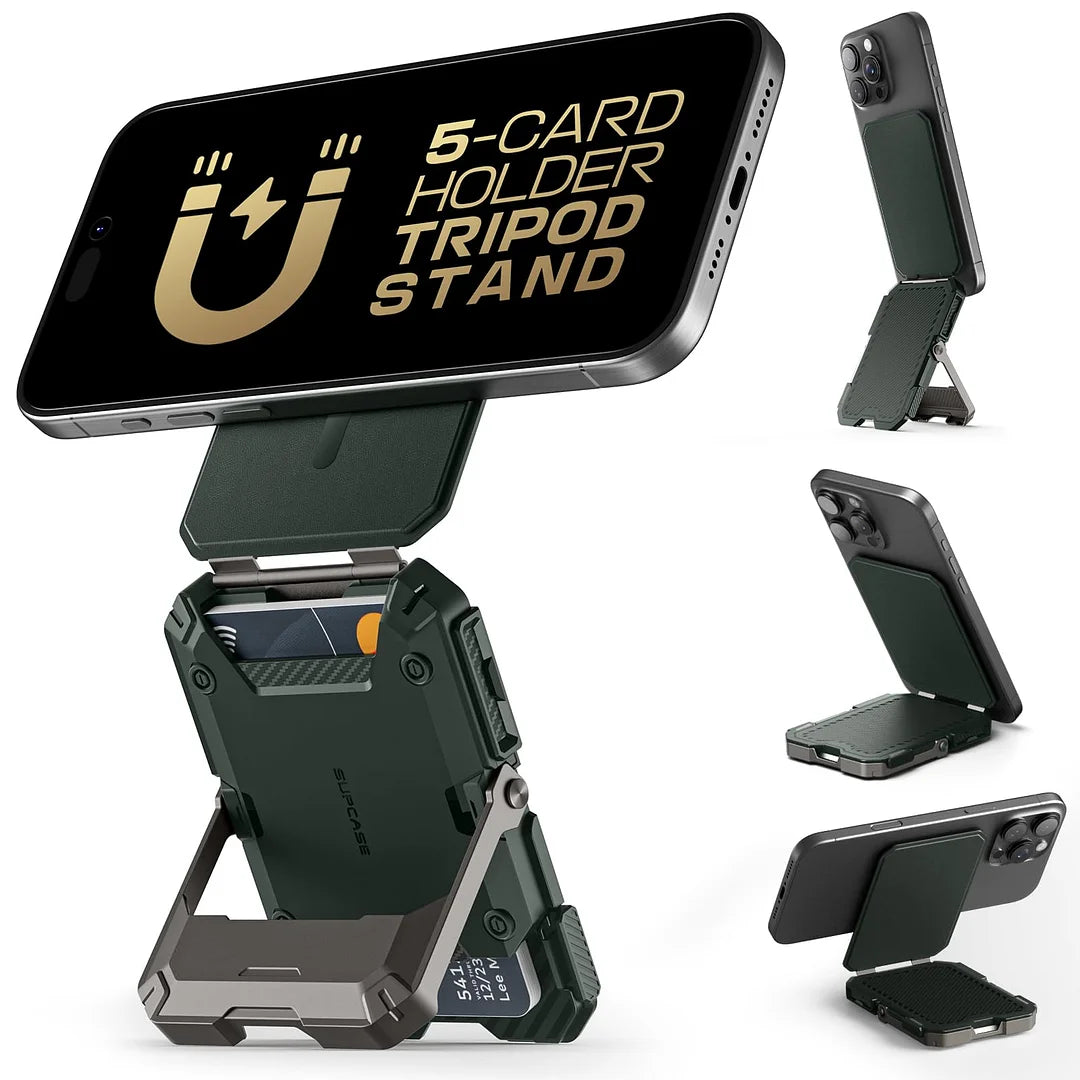 MagniHold – Magnetic Wallet & iPhone Stand