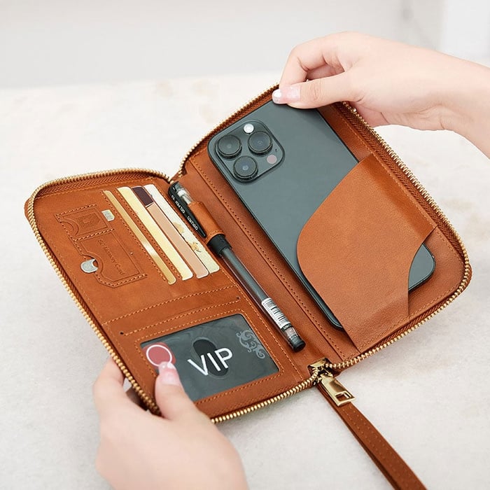 TravelGuard – RFID Multi-Functional Passport Wallet