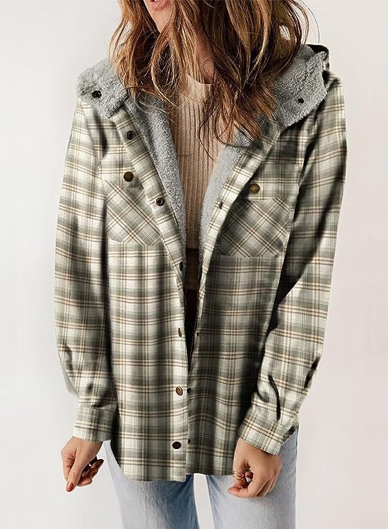 PlaidLuxe – Long Sleeve Buckle Jacket