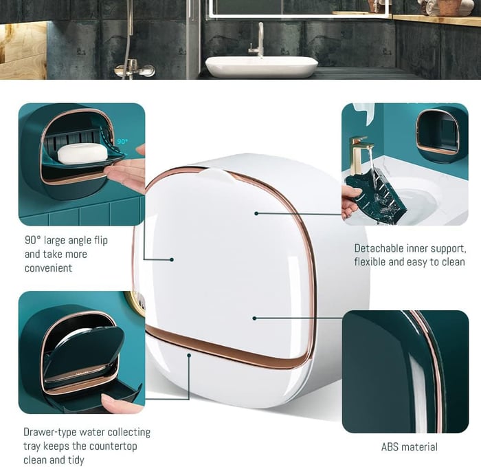 AquaLure – Elegant Soap Drain Holder