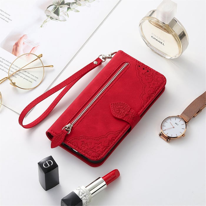 VelvetShield – Luxury Flip Wallet for iPhone