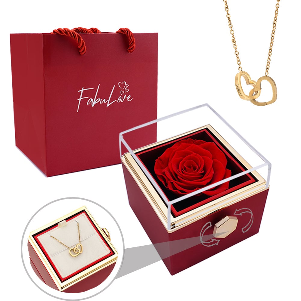 BlossomVault - Rose Treasure Box Necklace