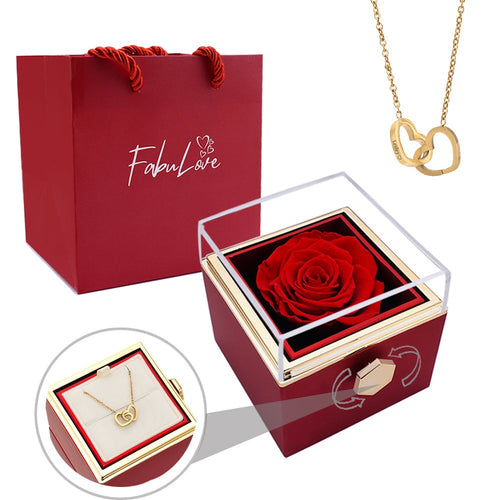 BlossomVault - Rose Treasure Box Necklace