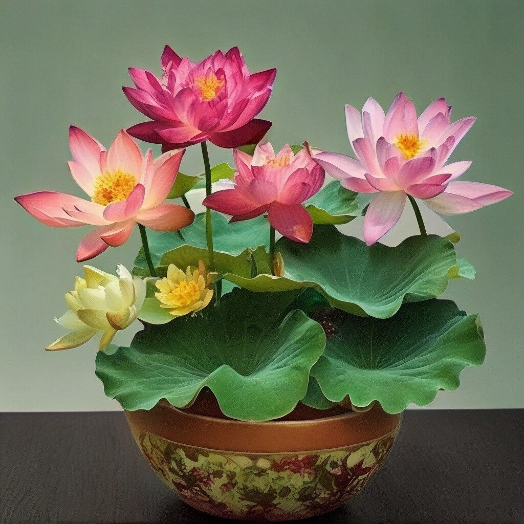 ZenBloom – Sacred Bonsai Lotus Bowl
