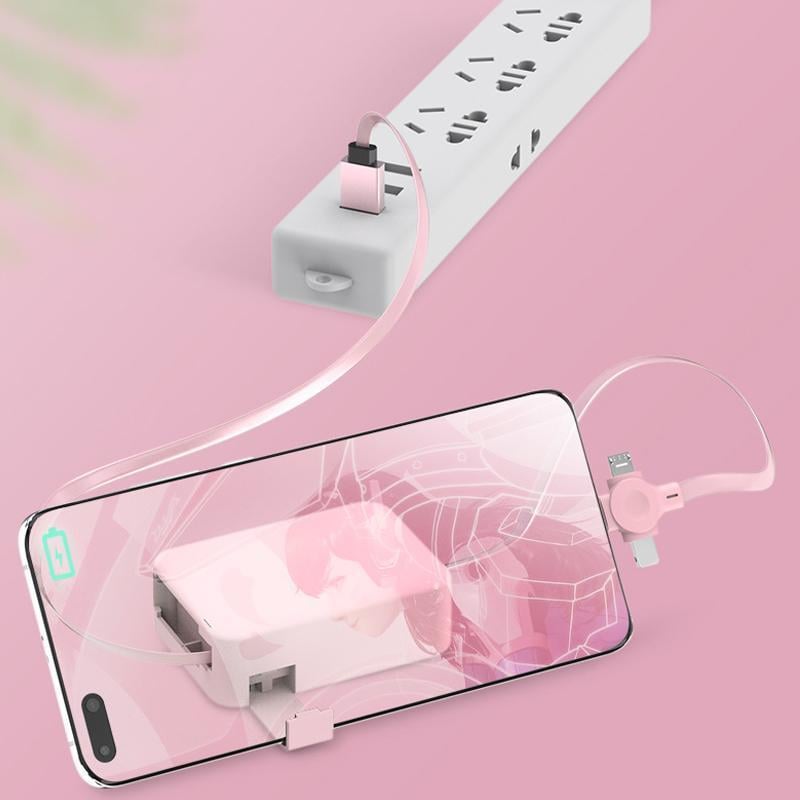 FlexiDock | 3-in-1 Retractable Charging and Phone Stand