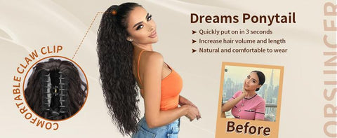 SilkiPony – Natural Hair Ponytail Extension
