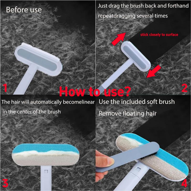 HairBeGone - Multifunctional Hair & Dust Brush