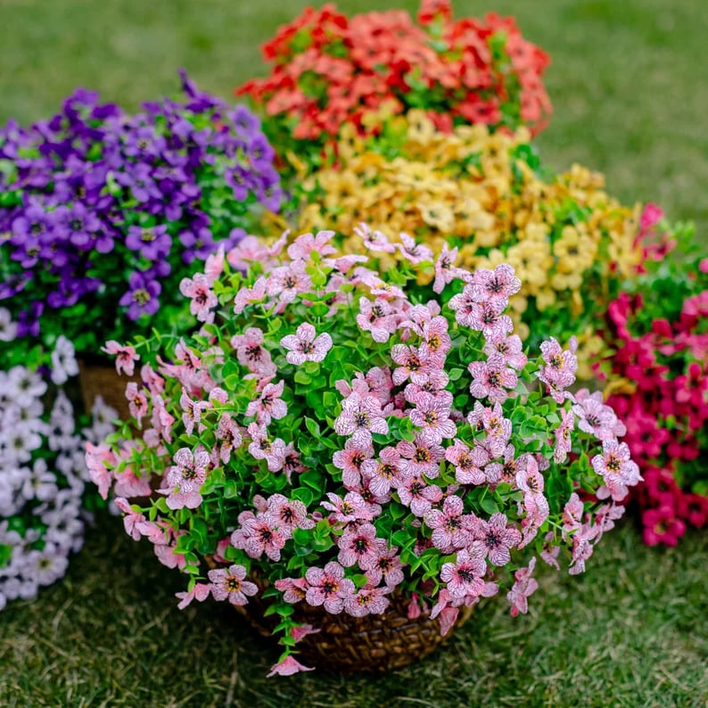 GardenGlow – Weatherproof Faux Flowers for Outdoor Beauty