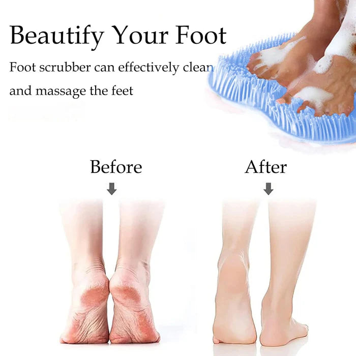 SoleScrub – Hands-Free Silicone Foot Scrubber Mat