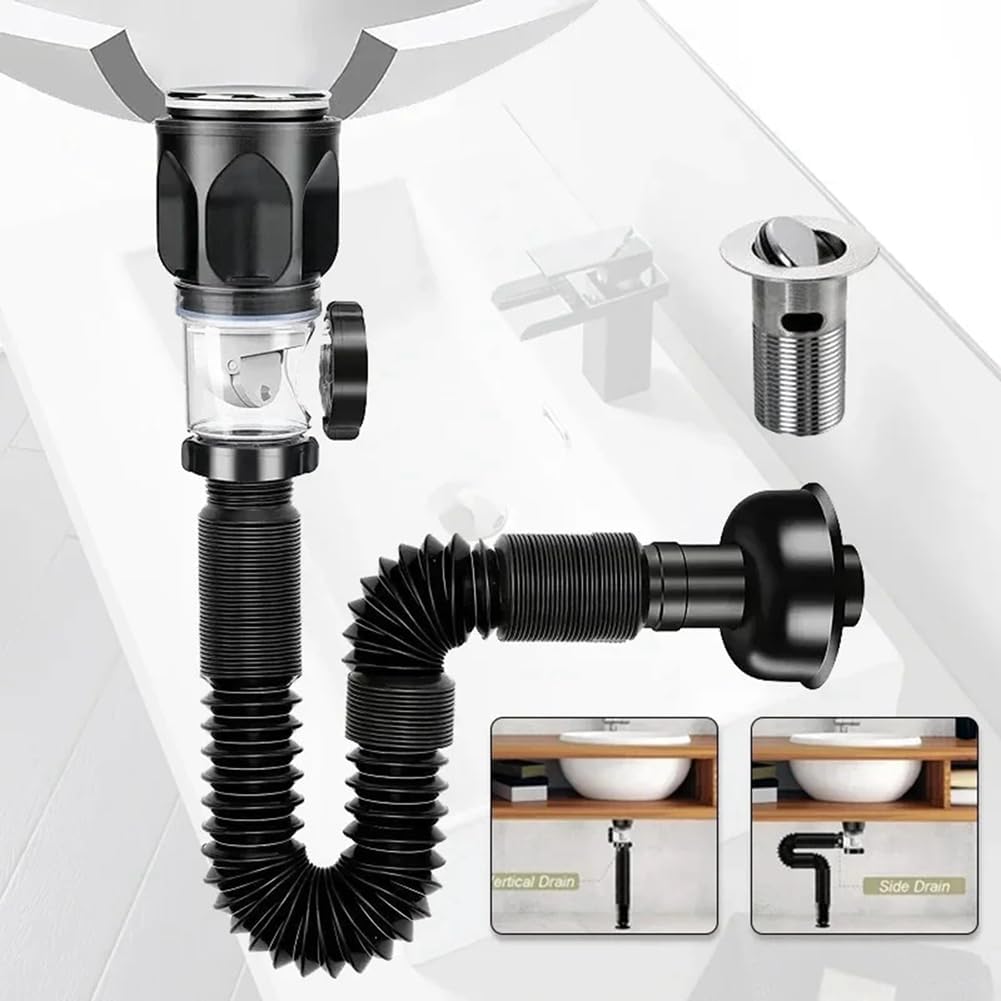 FlexiDrain – Telescoping Anti-Stain Drain Pipe