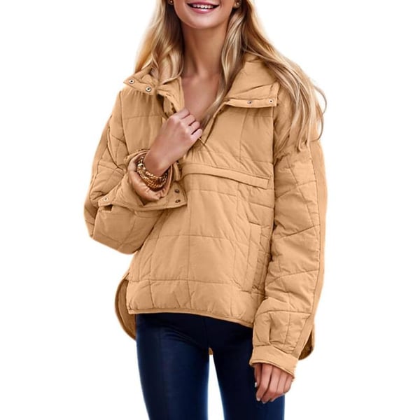 FrostEase – Oversized Hooded Puffer Pullover