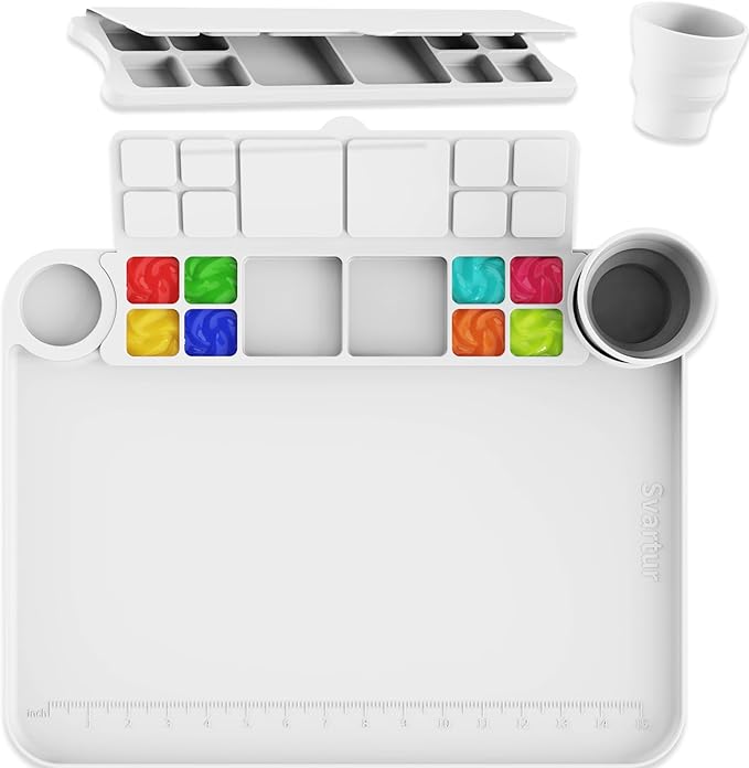 PalettePro - Silicone Mat with Paint Cup