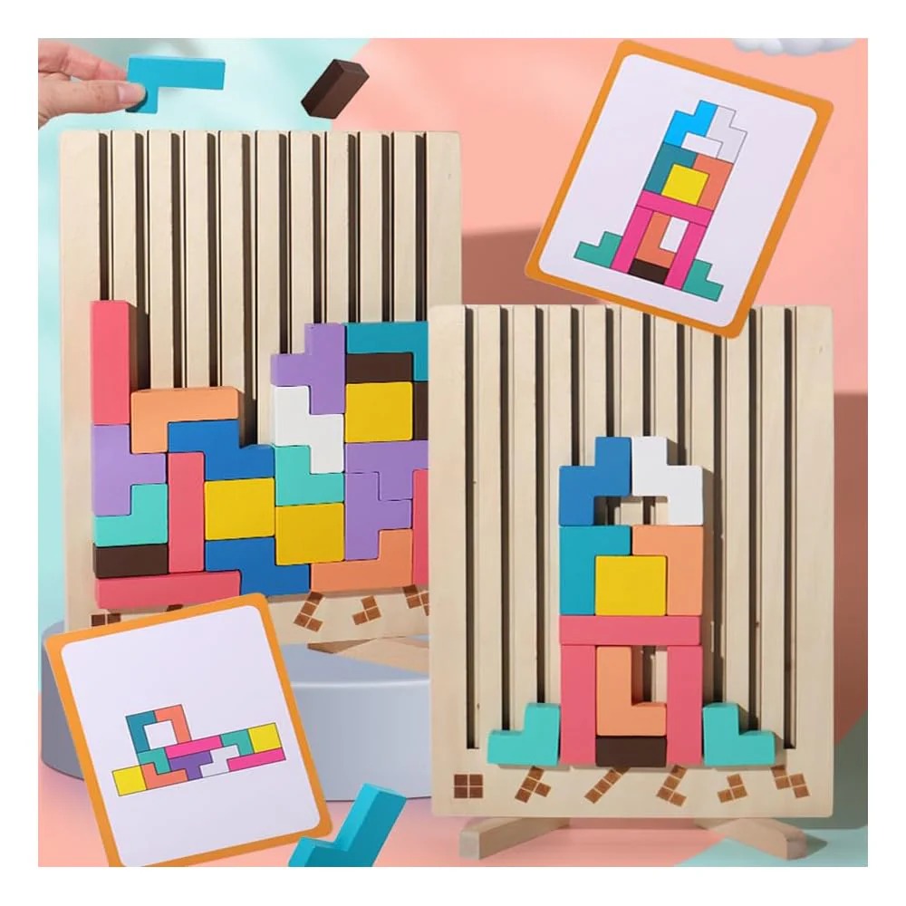 BrainBlocks – Wooden Stacking Fun Game