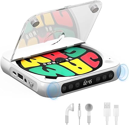 EchoDisc – Bluetooth Rechargeable CD Player with HiFi Sound