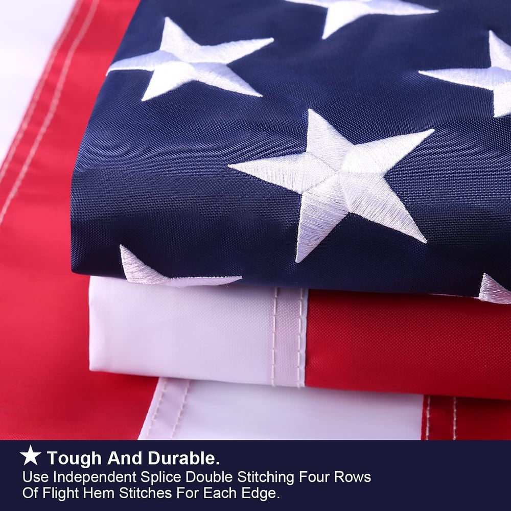 PatriotWave – Premium Embroidered American Flag