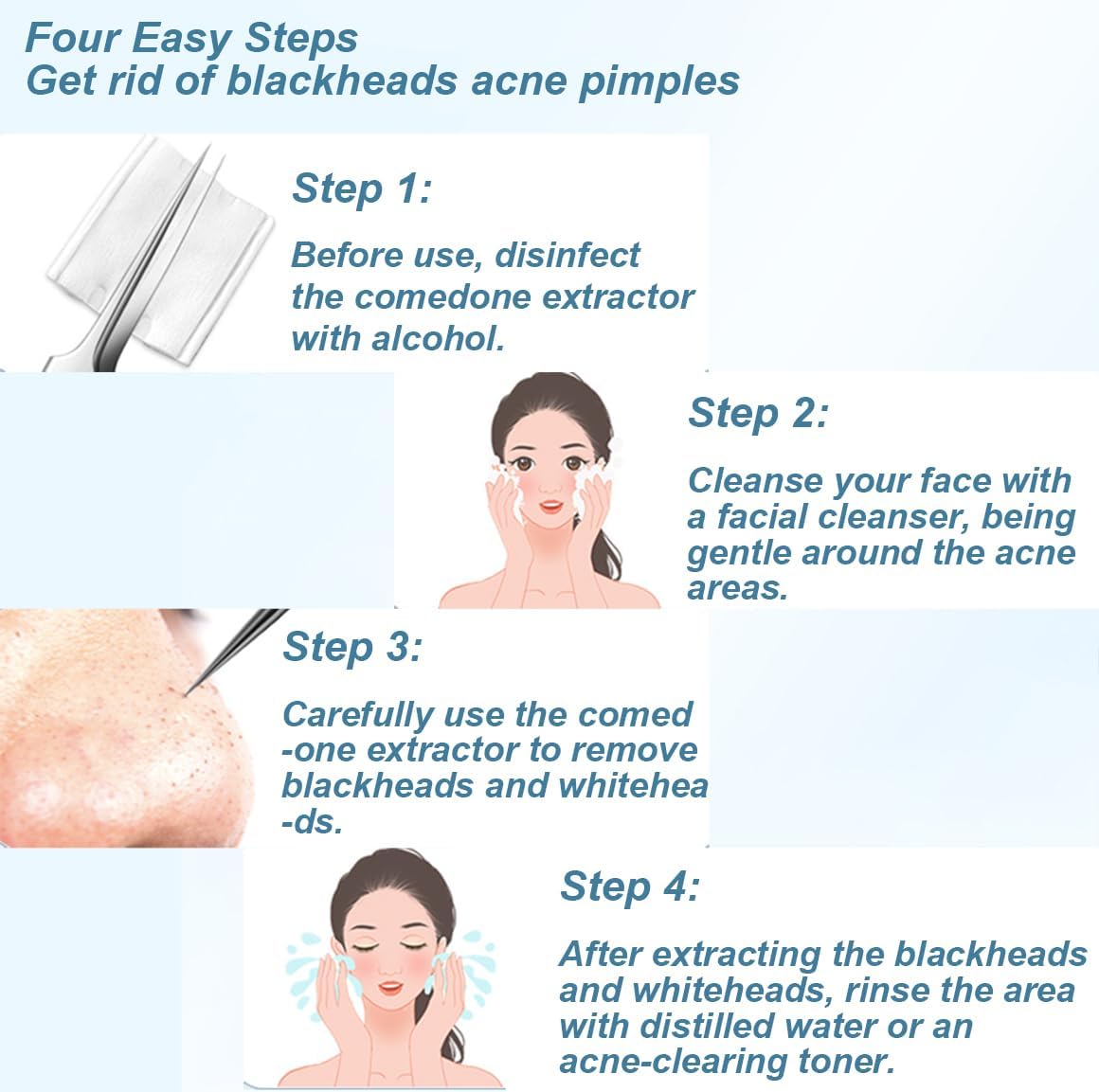 DermaSteel – Precision Stainless Steel Pore Cleaner Kit