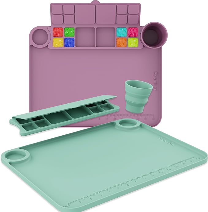 PalettePro - Silicone Mat with Paint Cup