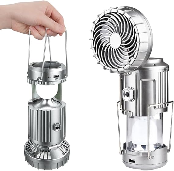 SunCool – All in One Solar Fan with Bright LED Light