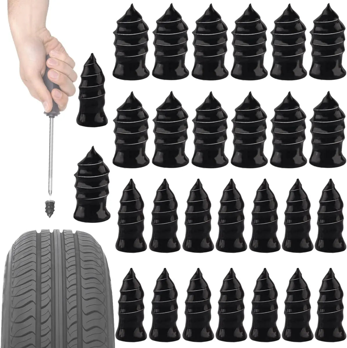 SealNail – Quick Tire Repair Rubber Plug Kit