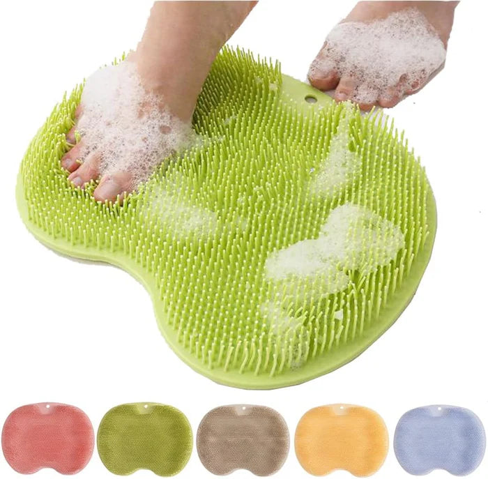 SoleScrub – Hands-Free Silicone Foot Scrubber Mat